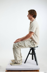 Man White Athletic Male Studio Poses